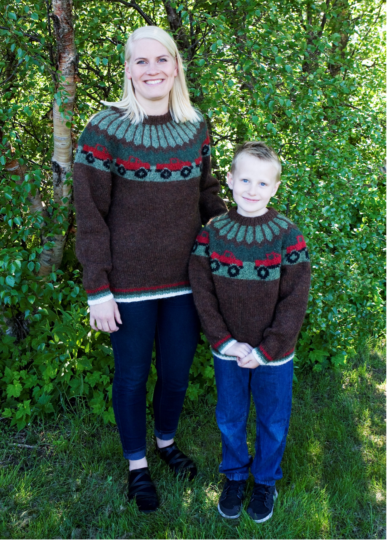 Jeppapeysa fullorðinsstærðir